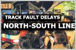 Slower train service on North-South Line due to track fault on Tuesday morning
