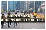 Car-Free Sunday to return on 30th October and extends to Telok Ayer area