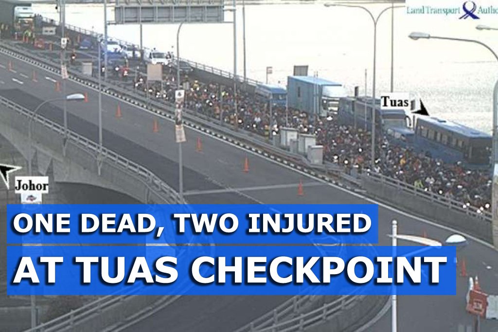 Accident At Tuas Checkpoint Leaves One Dead And Two Injured