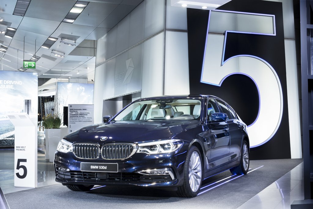 BMW 5 Series Sedan - Interactive vehicle exhibition and new BMW film at BMW Welt