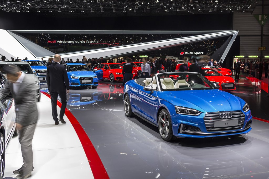 Audi presents six new models at the 2017 Geneva Motor Show
