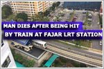 Man dies after being hit by train at Fajar LRT station