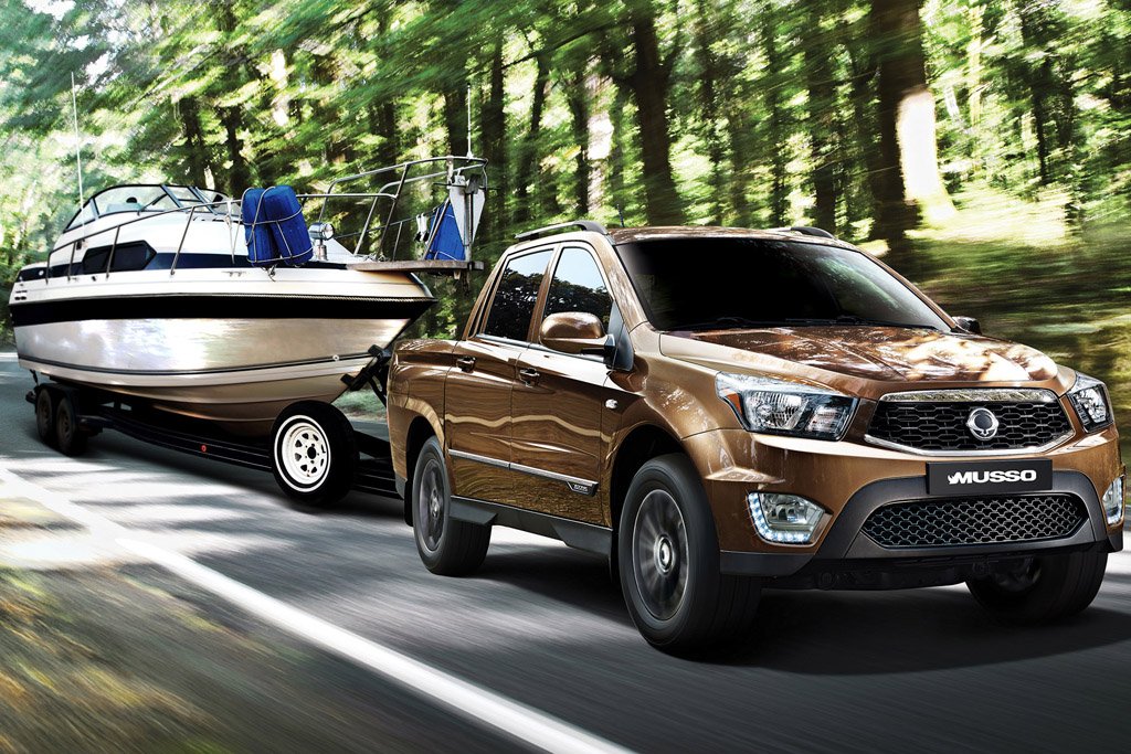SsangYong Musso one-tonne pickup now with 3.5-tonne towing capacity