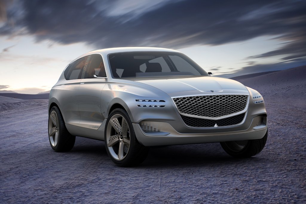 Genesis reveals GV80 fuel cell concept SUV at the New York Auto Show