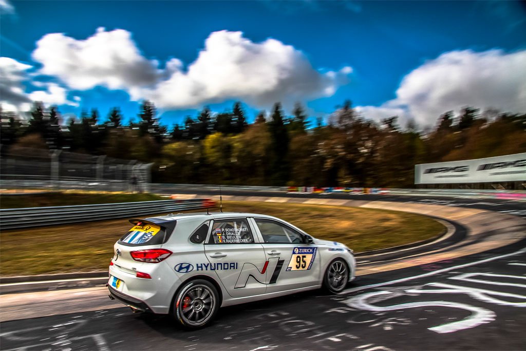 Final Test For Hyundai I30 N During Nurburgring 24 Hour Race