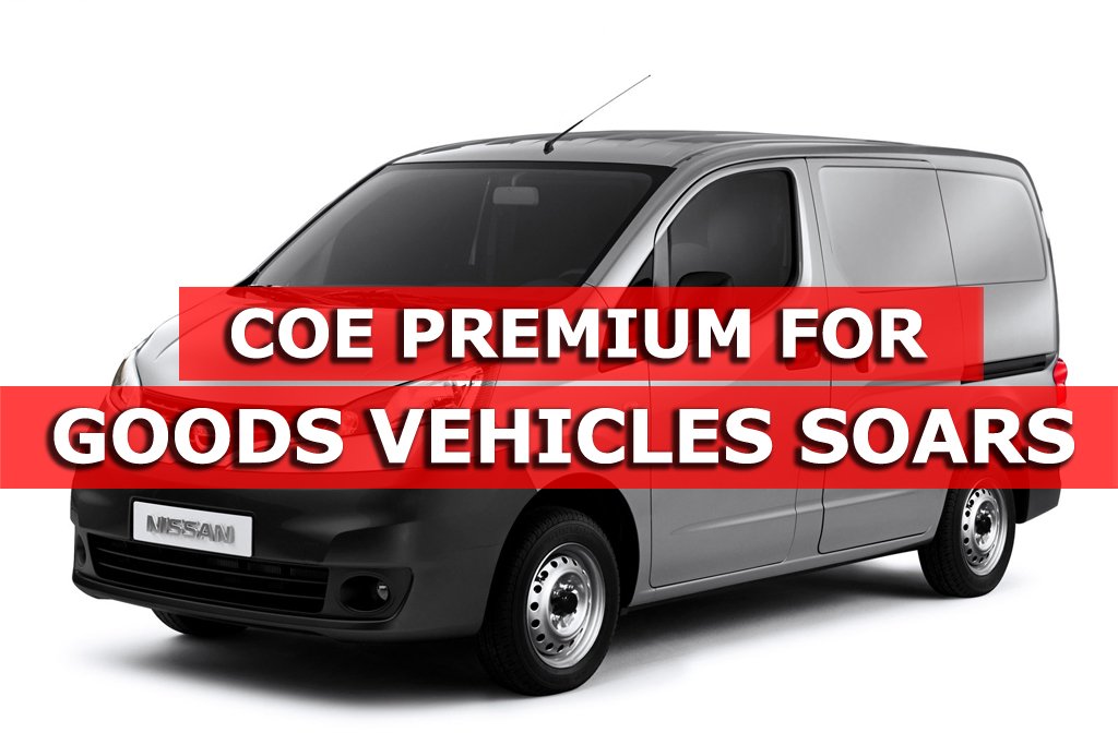 COE premium for goods vehicles soars