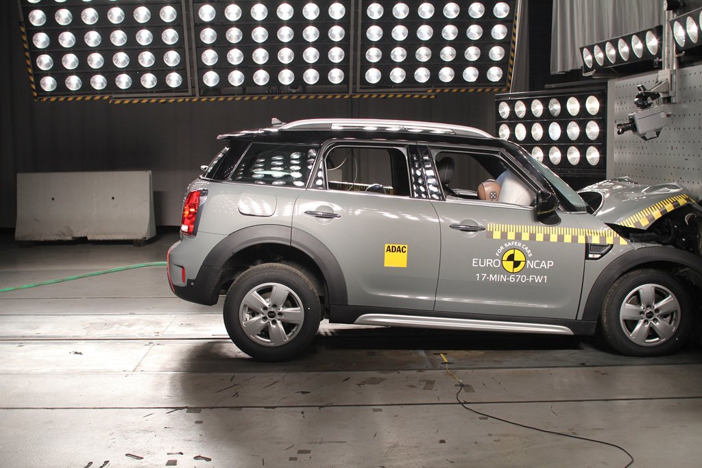 New MINI Countryman achieves top five-star rating in Euro NCAP crash test