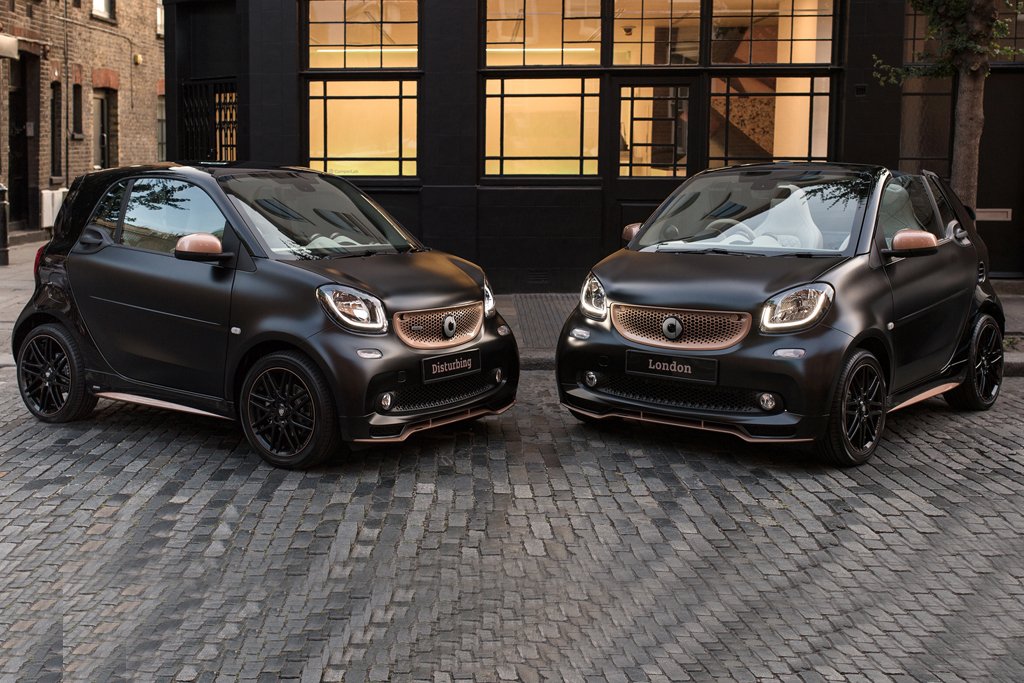 Smart launches new Brabus Sport Fortwo Coupe and Forfour Disturbing London