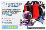NiBK six-pot Big Brake Kit upgrade and car parts worth $1,870 to be won!