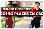 Shared e-scooters going places in CBD