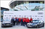FC Bayern Munchen receives new Audi models