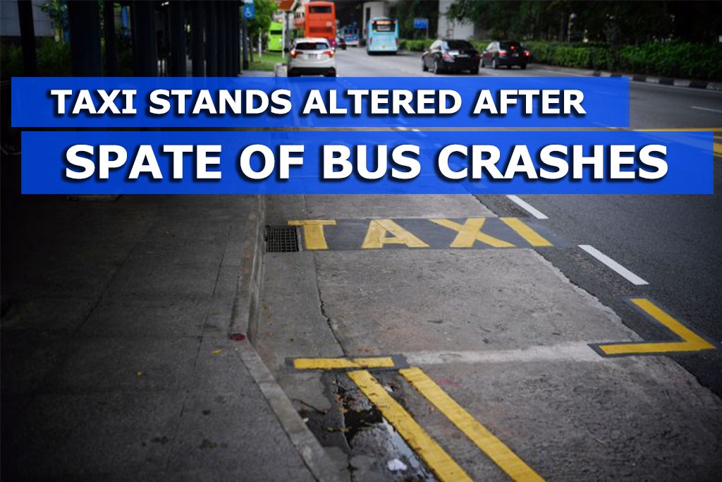 Taxi stands altered after spate of bus crashes