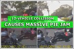 12-vehicle collision along PIE causes massive jam