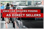 Second-hand car dealers posing as owners to sell their cars