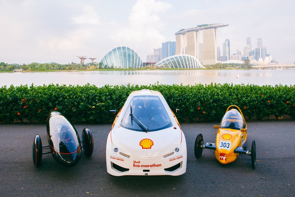 Futuristic Cars Race For Efficiency At Shell's Make The Future Singapore