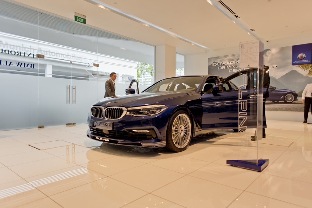Munich Automobiles unveils the new Alpina B5 Bi-turbo in Singapore
