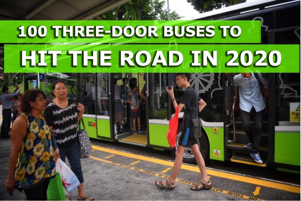LTA calls tender to purchase 100 three-door buses to be deployed in 2020