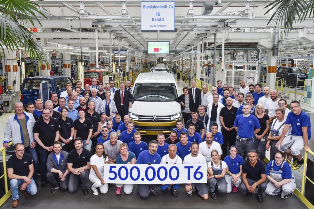 500,000 T6 Volkswagen Transporters made in Hannover