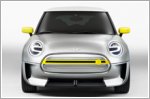 Design sketches of the first fully-electric MINI released
