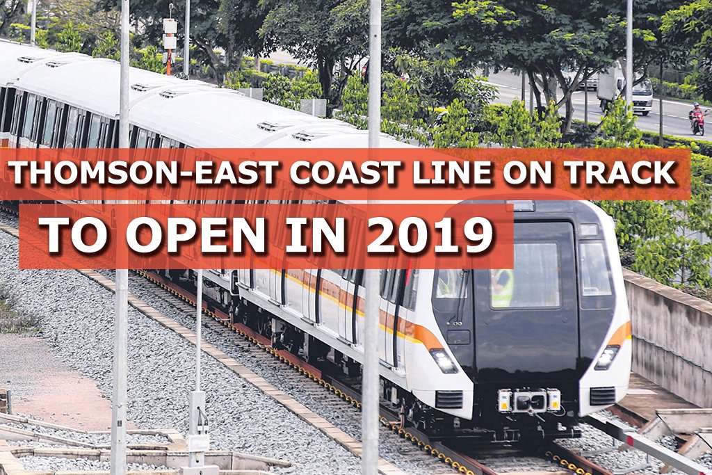ThomsonEast Coast Line on track to open in 2019