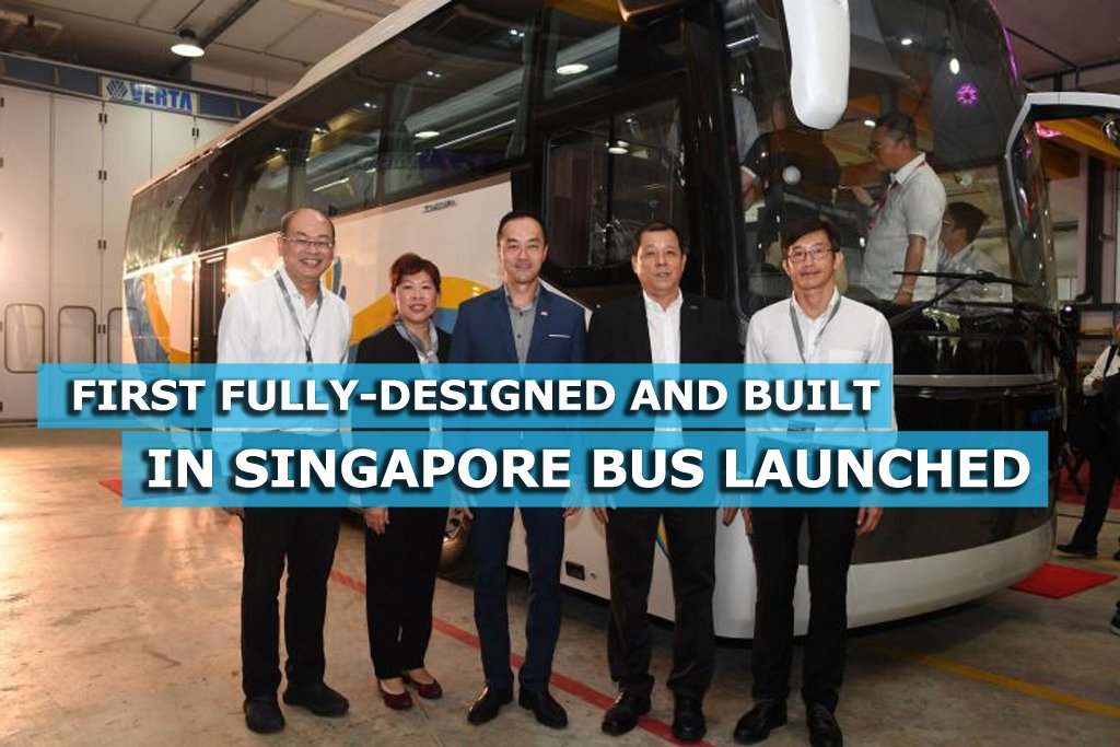 First fully-designed and built in Singapore bus launched - Sgcarmart