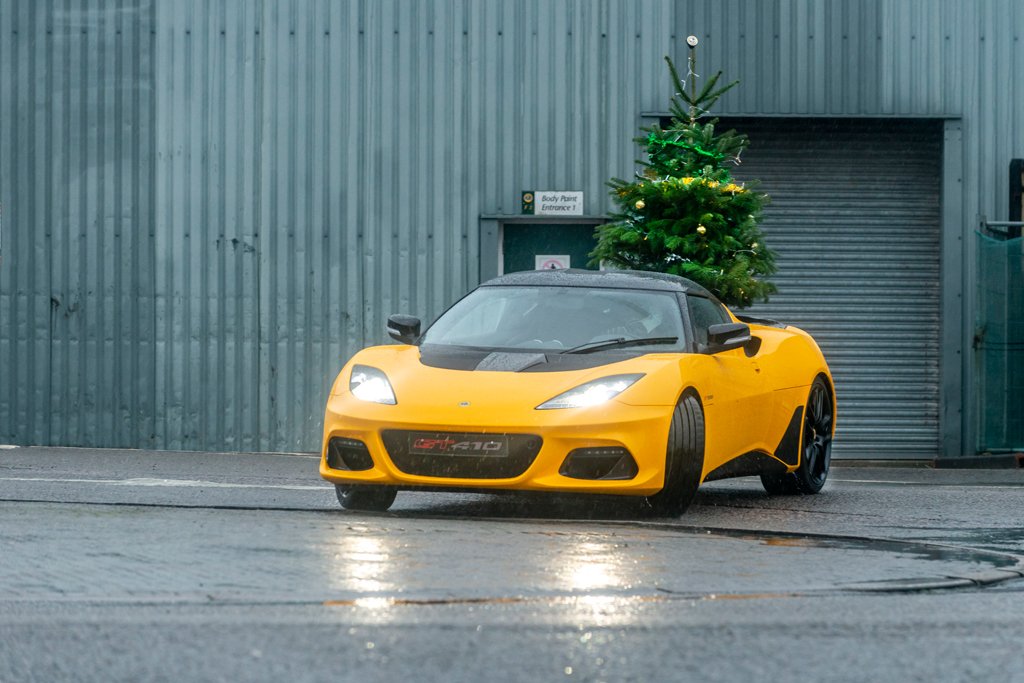 Lotus wishes you a marry Driftmas with the Evora