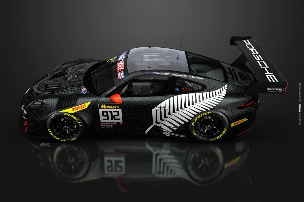 Shell Bathurst Gt3 R Farewell performance for the successful 911 GT3 R in Bathurst