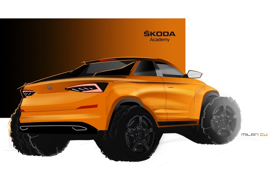 Skoda reveals Kodiaq pickup concept created by students
