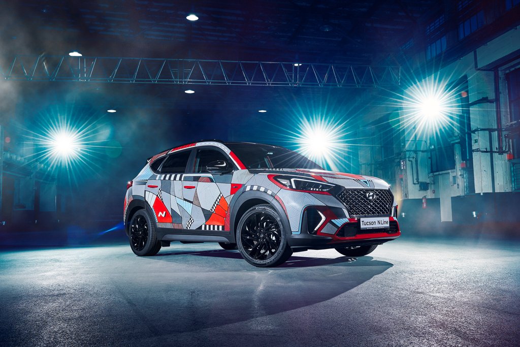 Hyundai showcases unique Tucson N Line art project