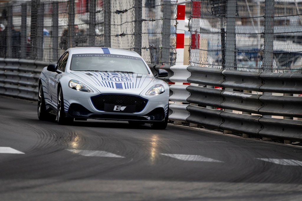 Aston Martin Rapide E makes dynamic debut in Monaco