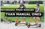 Motorised PMDs far riskier than manual ones: Study