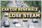 Car COE renewals lose steam after sizzling first quarter