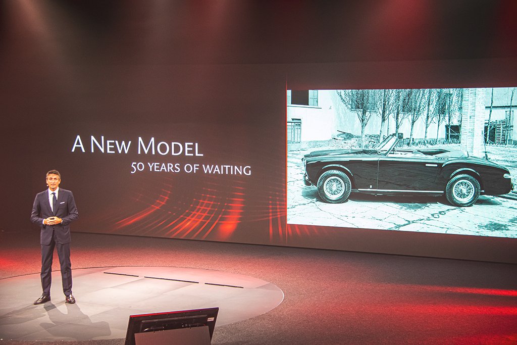 The world premiere of the brand new Ferrari 812 GTS
