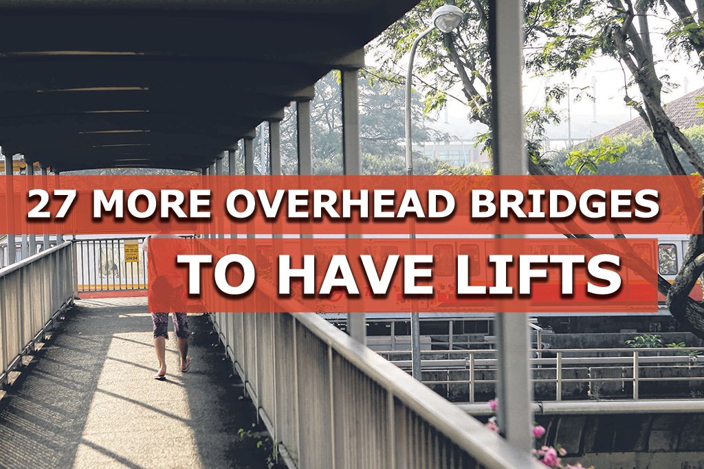 27 more overhead bridges to be installed with lifts LTA Sgcarmart