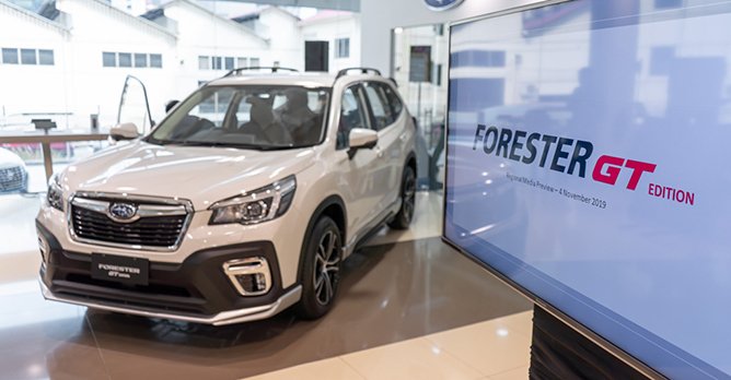 The New Subaru Forester Gt Edition Showcased In Singapore