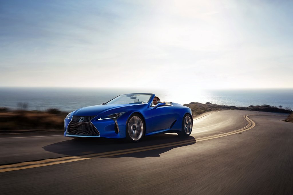 The Lexus LC500 Convertible makes its global debut in Los Angeles