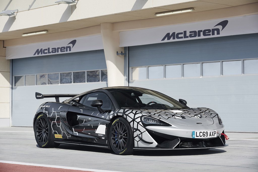Road-legal version of the McLaren 570S GT4 released as the 620R