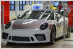 Final 991 Porsche 911 rolls off the assembly line