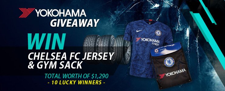 yokohama tyres chelsea  Yokohama  giveaway Up to 1 290 worth of Chelsea  FC 