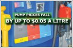 Pump prices fall up to five cents a litre a week after oil plunge