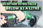 Petrol falls below $2 a litre
