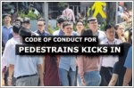 Code of conduct for pedestrians rolled out