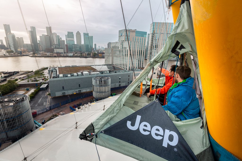 Jeep opens Renegade Motel above the O2 in London