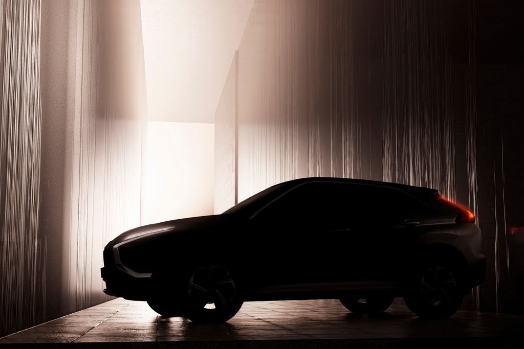 First teaser of the redesigned Mitsubishi Eclipse Cross revealed