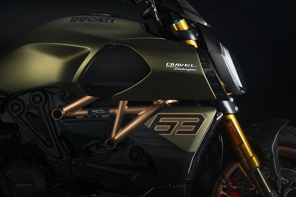 The Ducati Diavel 1260 Lamborghini inspired by the Sian FKP 37