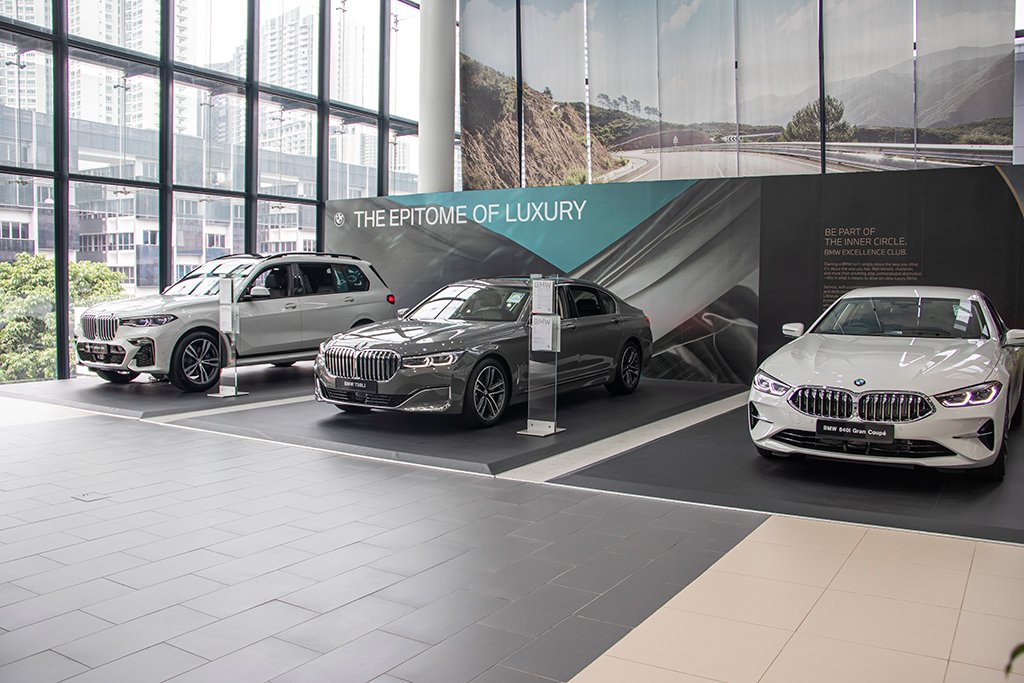 The BMW World event opens in Singapore