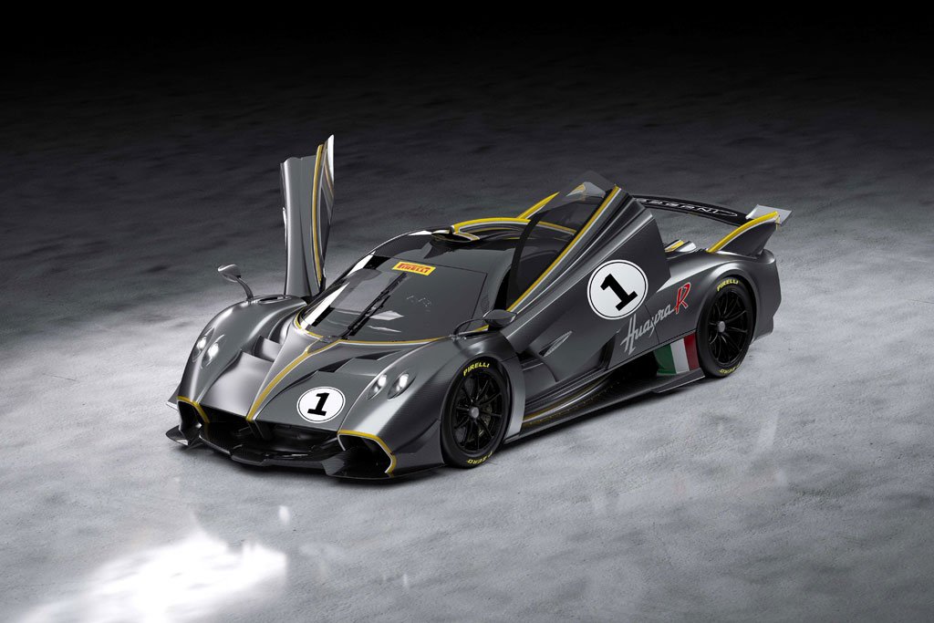 The Pagani Huayra R, Pagani's latest track-only naturally aspirated special