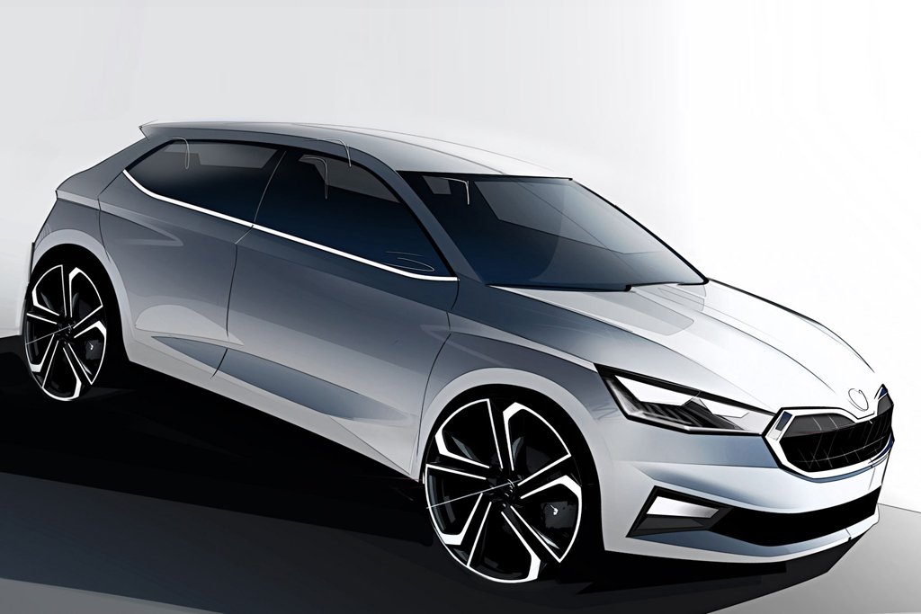 Skoda Reveals First Sketches Of The New Fabia