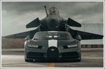 A match-up of superlatives: Bugatti Chiron Sport meets Dassault Rafale Marine