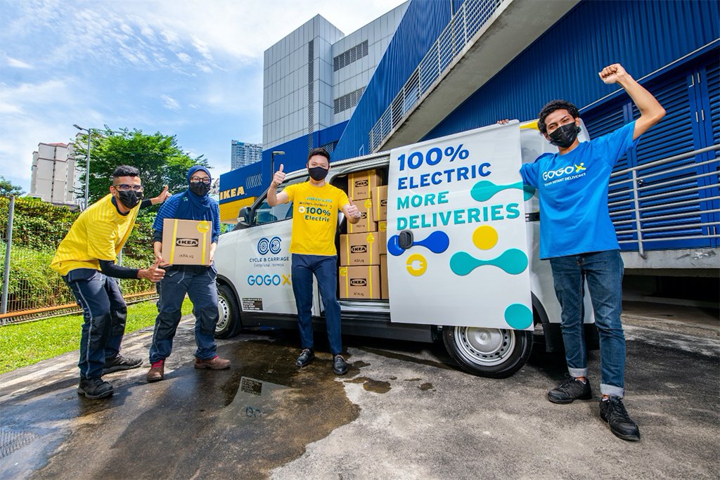 Cycle & Carriage, Gogox, and Ikea Singapore launch emissionsfree last